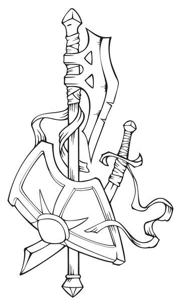 Escudo de armas
 - Vector, Imagen