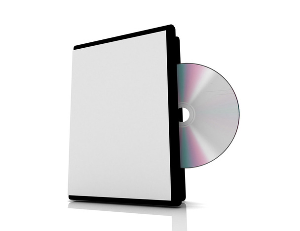 3d cd cover on white background - Photo, Image