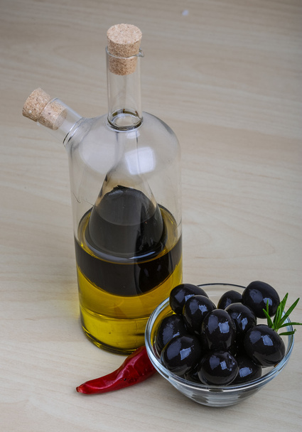 Aceite de oliva y vinagre
 - Foto, imagen
