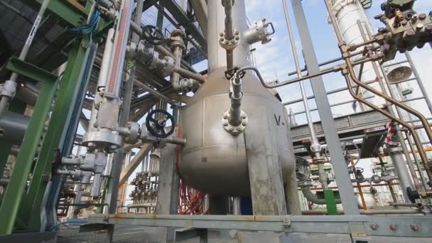 Aardolie en raffinaderij plant - Video