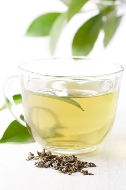 Tasse grünen Tee - Foto, Bild