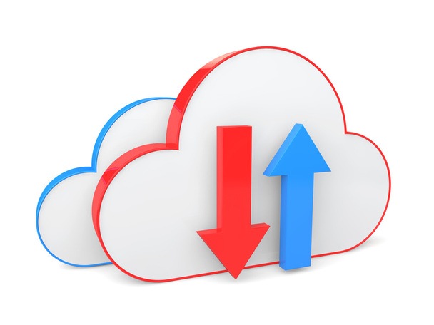 Cloud storage download and upload - Photo, Image
