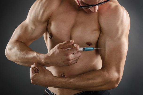 Injecting Steroids - Photo, Image