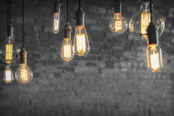 Edison Lightbulbs - Fotoğraf, Görsel