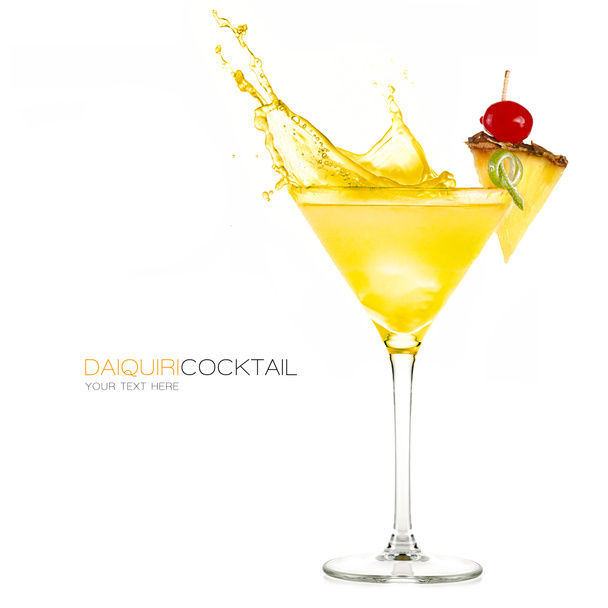 Jäädytetty ananas Daiquiri. Cocktail-roiskeet
 - Valokuva, kuva