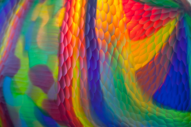 Closeup της πολύχρωμο γυαλί τέχνης - Φωτογραφία, εικόνα