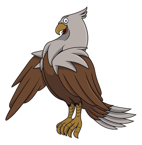Eagle cartoon - Вектор,изображение