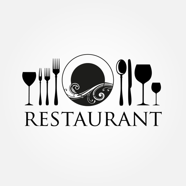 restaurant logo - Vector, Image