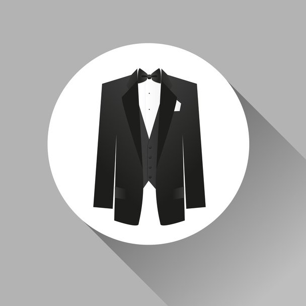 suit icon - Διάνυσμα, εικόνα
