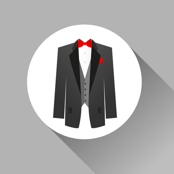 suit icon - ベクター画像
