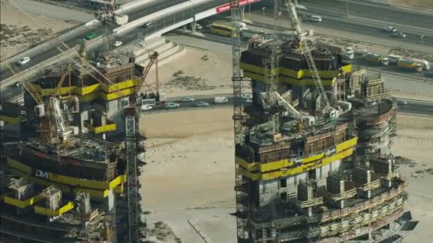 Légiépítési daruk magas Dubai fejlesztési - Felvétel, videó