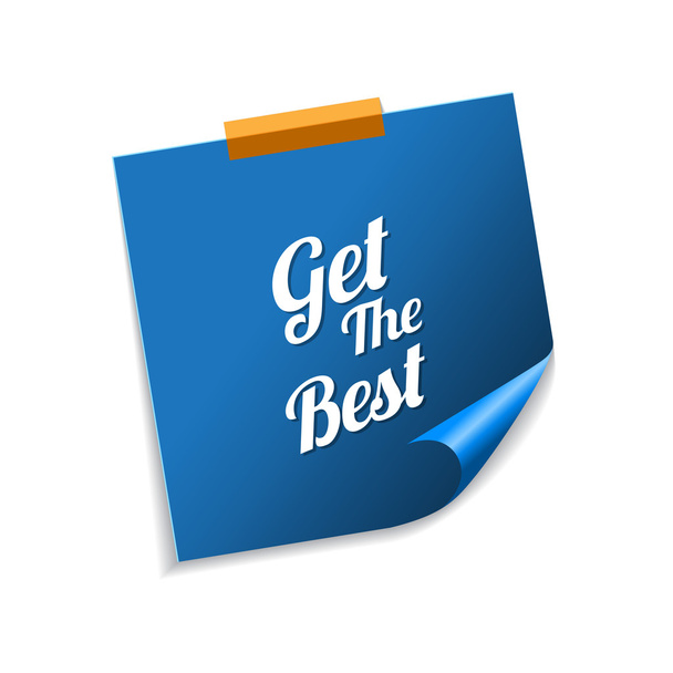 Get The Best Blue Sticky Notes - Vector, Image