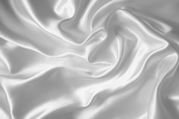 Smooth elegant white silk - Photo, image