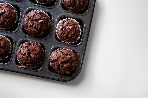 Delicious Chocolate Muffins - Foto, afbeelding