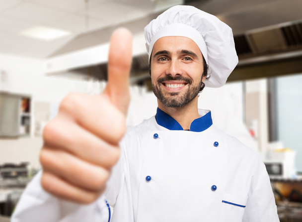 chef giving thumbs up - Foto, imagen