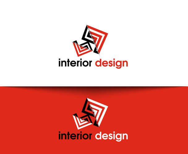 Εσωτερική διακόσμηση λογότυπο - Διάνυσμα, εικόνα