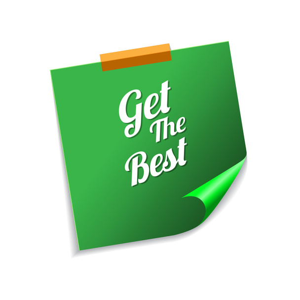 Get The Best Green Sticky Notes - Vecteur, image