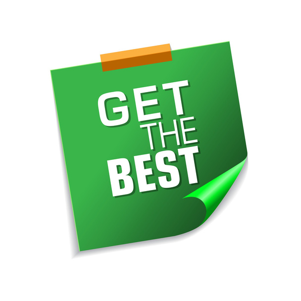 Get The Best Green Sticky Notes - Vector, Image