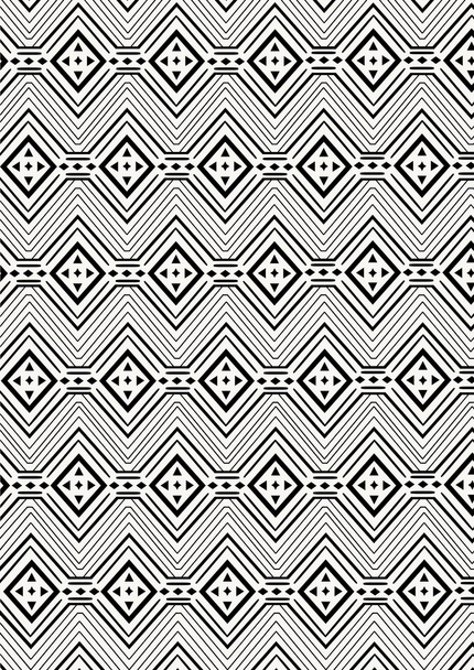 Patrón tribal monocromático
 - Vector, imagen