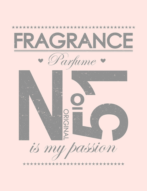 fragrance graphic for fashion - Vector, Image