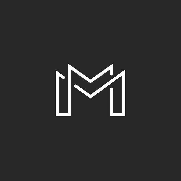 Letra M logo
 - Vector, Imagen