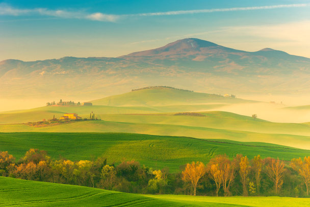Тоскана Весенний пейзаж Италии
 - Фото, изображение