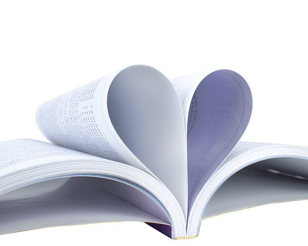 Księga miłości z sercem - Zdjęcie, obraz