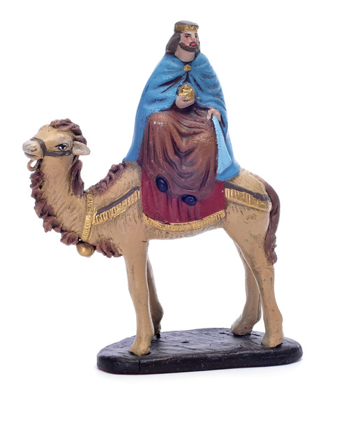 Melchior Magi ratsastaa kamelilla
 - Valokuva, kuva