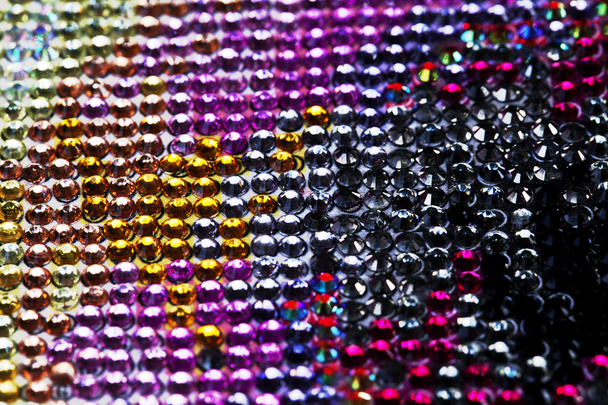 abstrakte bunte Hintergrund der Perlen - Foto, Bild