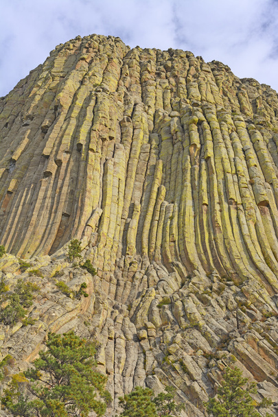 Columnar jointing on a volcanic remnant - Photo, Image