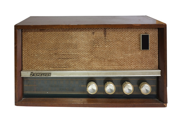 Geçen yüzyılın Retro radyo alıcısı - Fotoğraf, Görsel