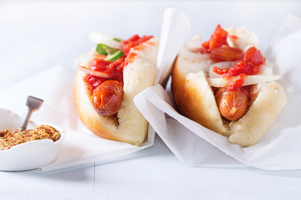 Hot dogs maison
 - Photo, image