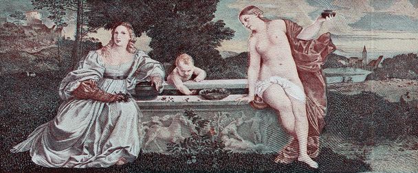 Tiziano vecellio, különösen festék - Fotó, kép