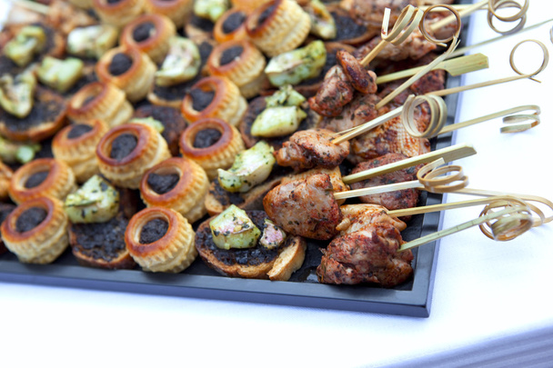 Toasts and skewers - Photo, Image
