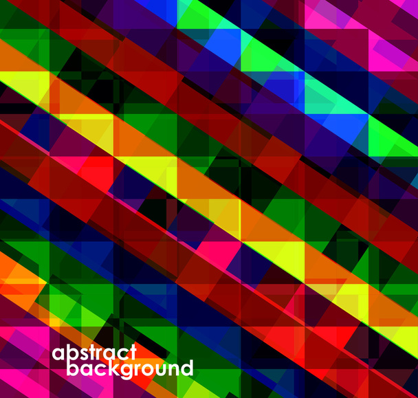 Fundo abstrato geométrico colorido com quadrados. Ilustração vetorial. Eps 10
 - Vetor, Imagem