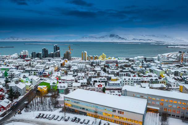 Vista de Reikiavik, Islandia - Foto, Imagen