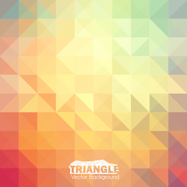 abstracte kleurrijke driehoek achtergrond - Vector, afbeelding
