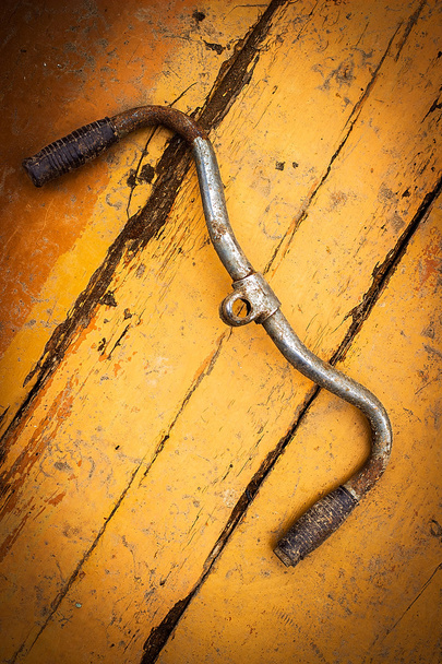 Old bicycle handlebar - Photo, image