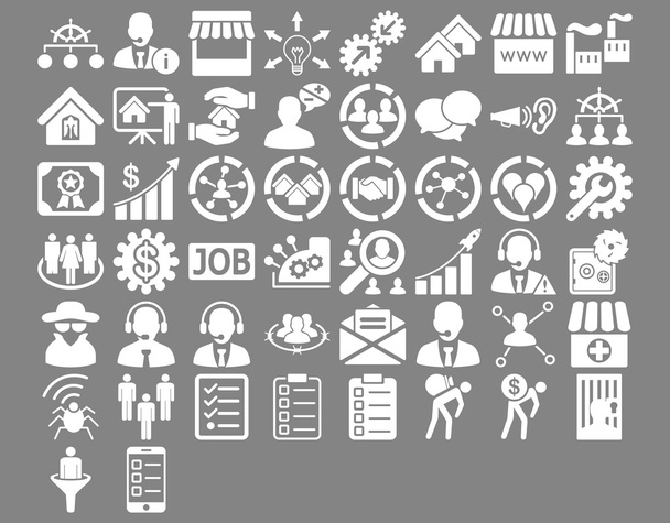 Conjunto de iconos comerciales - Vector, imagen