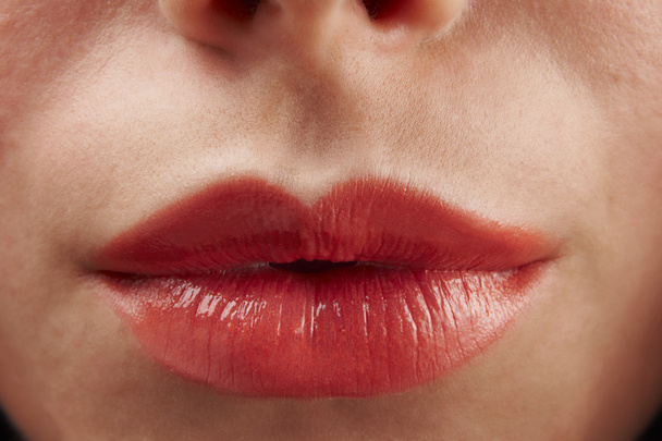 steenbolk lippen - Foto, afbeelding