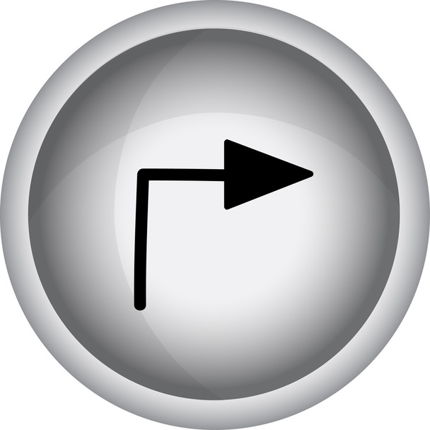 Arrow sign button - Vector, Image