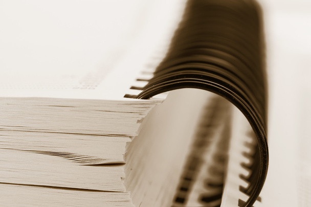 spiraal binder boek - Foto, afbeelding