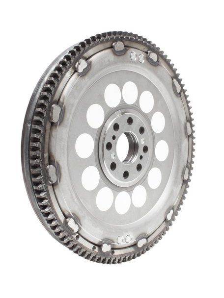 flywheel damper for automotive diesel engine on a white. car parts - Φωτογραφία, εικόνα