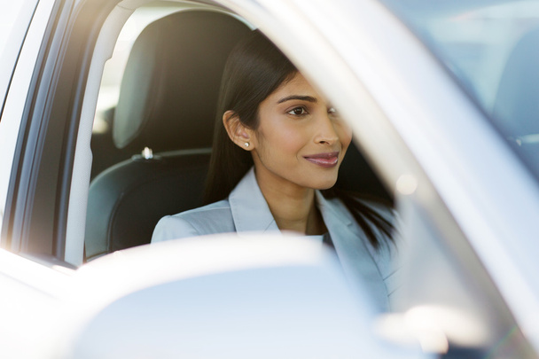 businesswoman driving to work - Foto, Imagen
