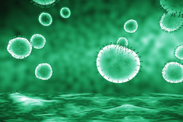 Medical illustration of the Bacteria - Photo, Image