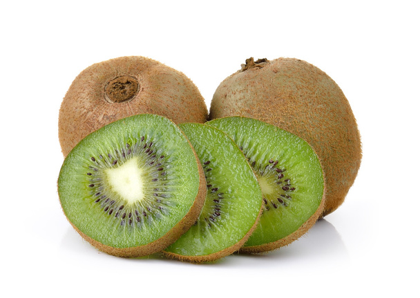  kiwi fruits sur fond blanc - Photo, image