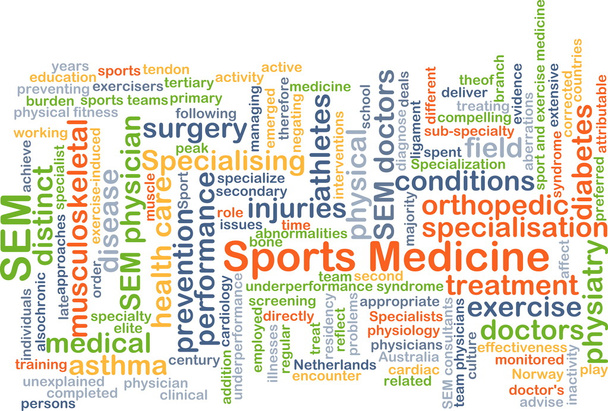 Medicina deportiva concepto de fondo
 - Foto, Imagen