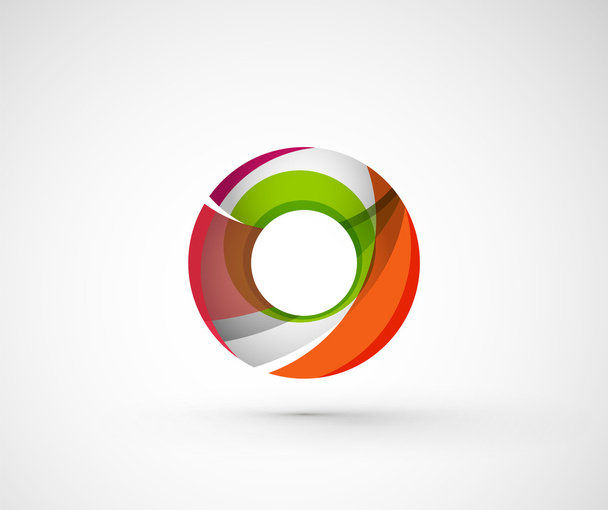 Абстрактне геометричне кільце логотипу компанії
, - Вектор, зображення