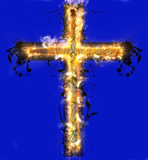 croix florale
 - Photo, image