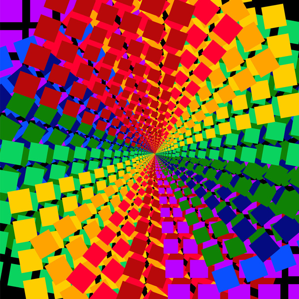 Fundo espectral colorido
 - Vetor, Imagem